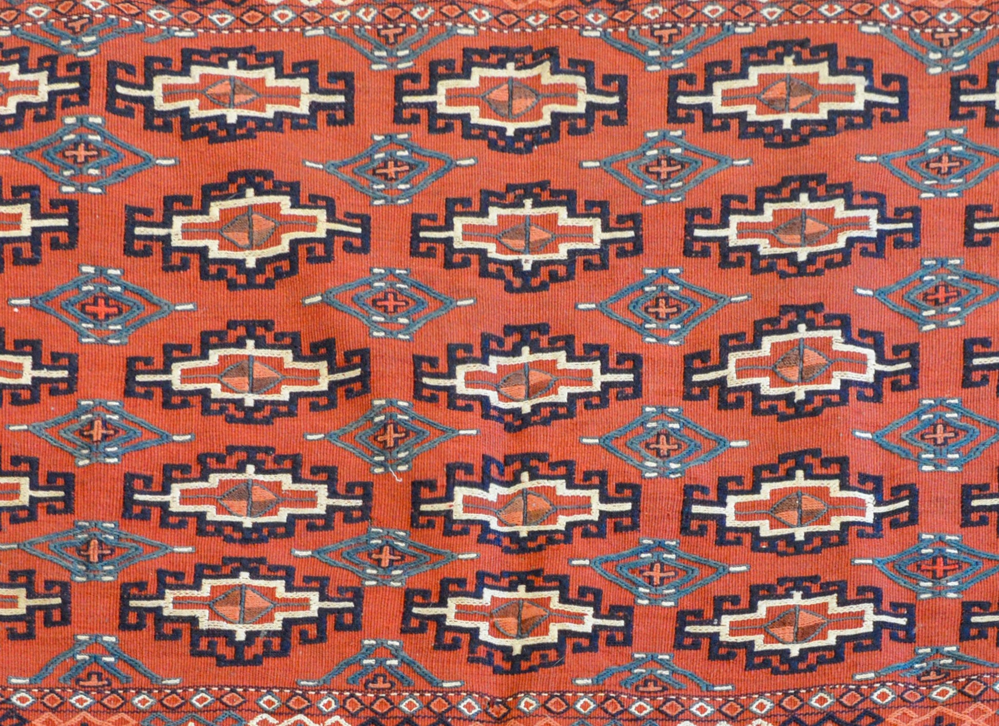 Wonderful Early 20th Century Turkomen Bag Face For Sale