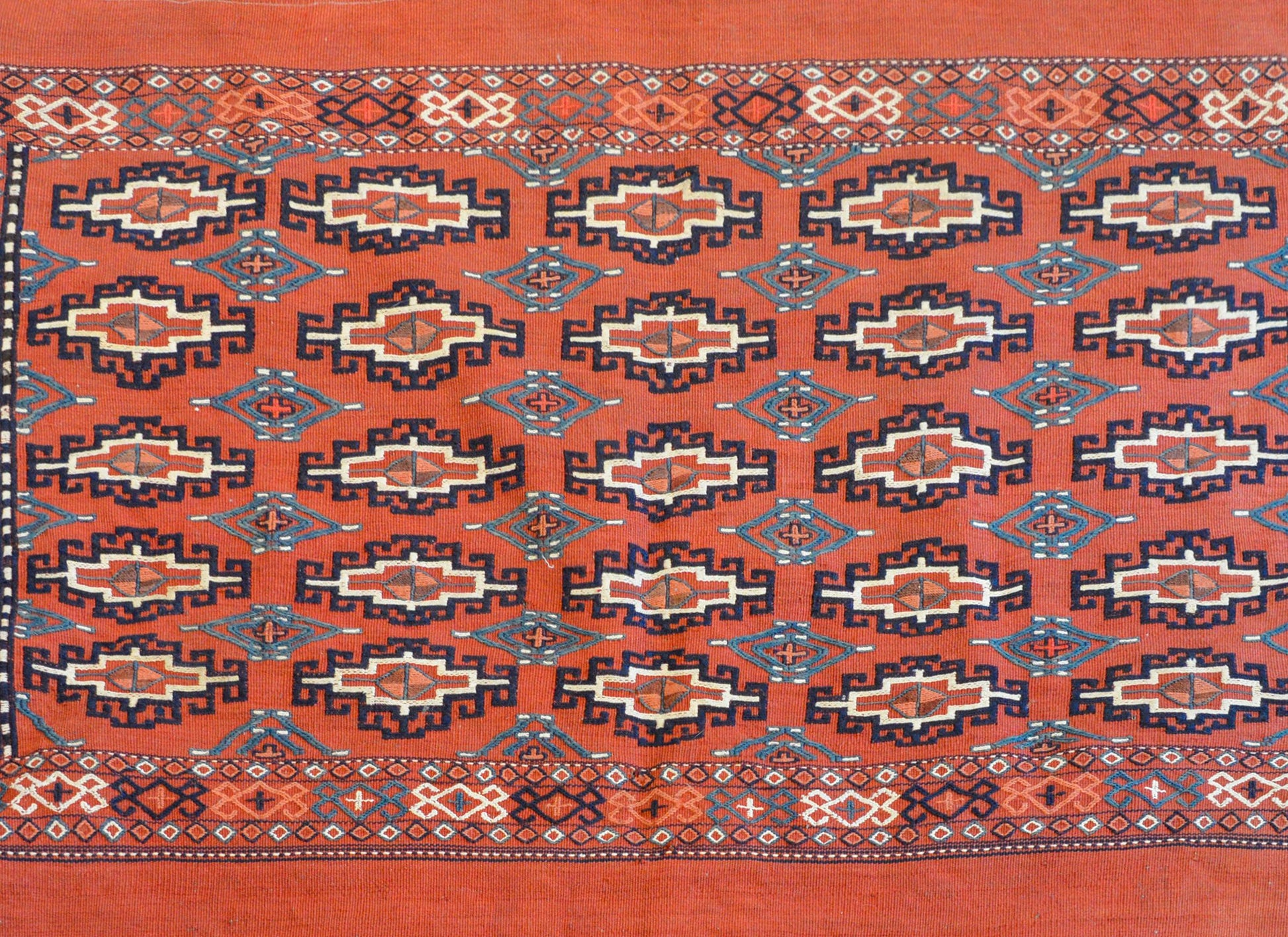 Wonderful Early 20th Century Turkomen Bag Face For Sale